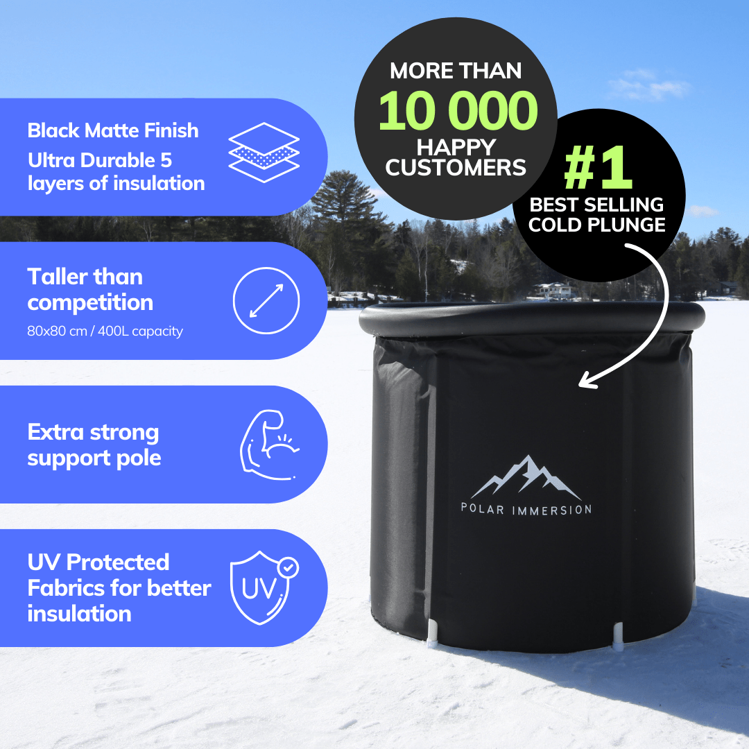 polar immersion portable cold plunge with specs