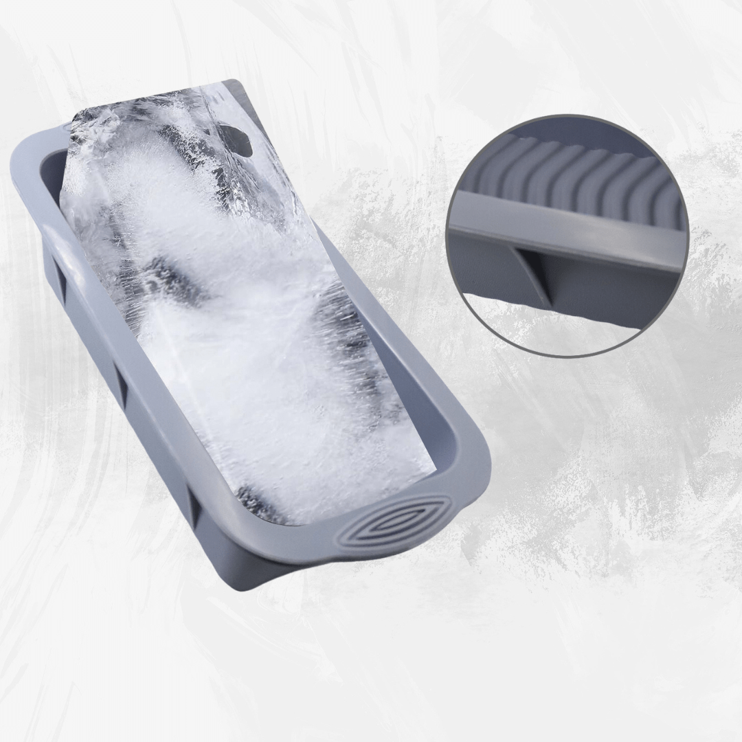 Ensemble de 2 Bacs de Blocs de Glace en Silicone Polar Immersion